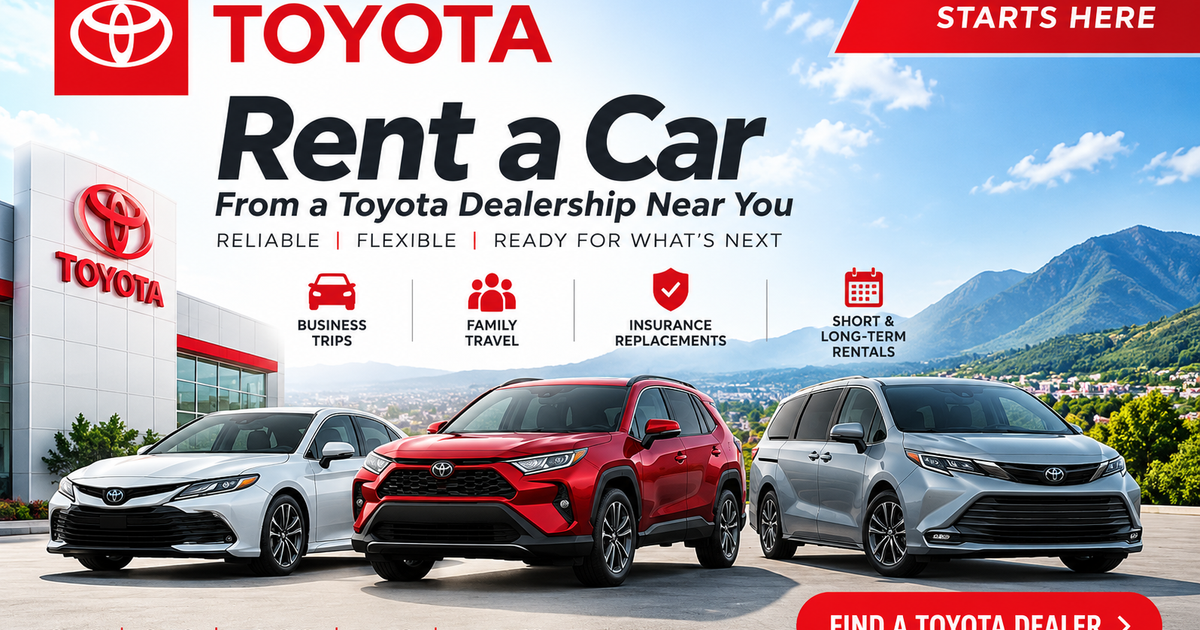 Rent a Car From a Dealer and Own This Fall Weekend